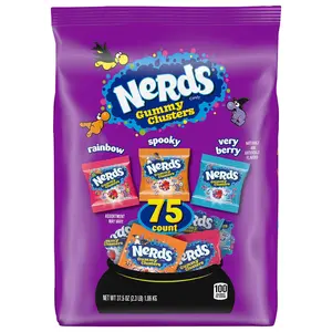 Nerds Gummy Clusters, Halloween Candy, Variety Mix Bag, 37.5 oz., 75 pcs.