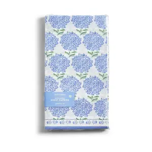 Hydrangea 3-Ply Paper Napkins - Rectangle - Set of 20