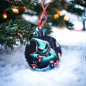 oogie boogie xmas ornament