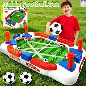 Mini Table Game Set for Kids, Football Toy Kit, Indoor Sports Game, Interactive Birthday Gift, Ages 3-12, Unisex