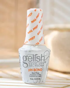 Gelish pH Bond Nail Prep - pH Balancing Primer for Enhanced Gel Adhesion, Quick-Drying Formula, Nail Preparation for Long-Lasting Manicures.