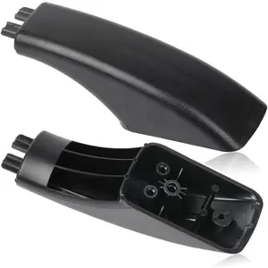 2 count WB07X10034 Range Oven Door Handle End Cap Fit for  Stove - Replaces 242863, AH229187, AP3623187, Black