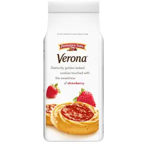 Pepperidge Farm Verona Strawberry Thumbprint Cookies, 6.75 OZ Bag (18 Cookies)