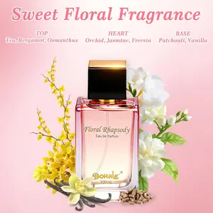 Dohale Floral Rhapsody Eau de Parfum - Iconic Sweet Floral Bomb with Notes of Jasmine, Rose & Patchouli, Long-Lasting Perfume for Women -Fragrance Spray Gift 3.4 Fl Oz | 100 ml
