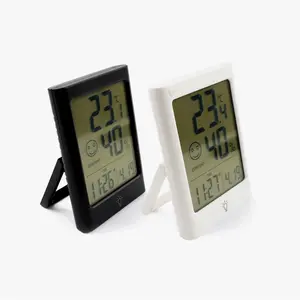 Digital Temperature And Humidity Clock Meter