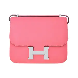 Pre-owned HERMÈS Swift Shoulder Bags Constance 18 Pink