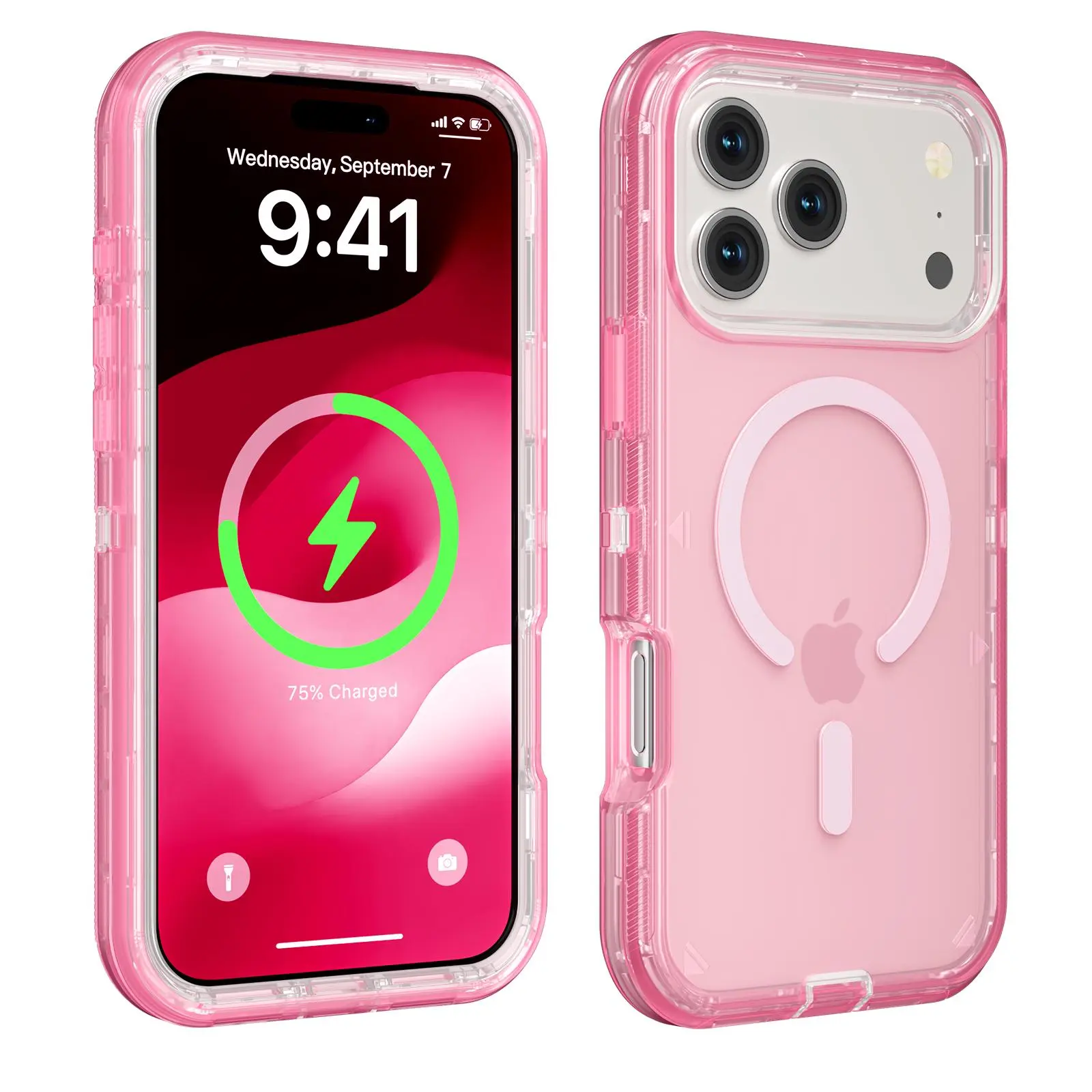 Magnetic Phone Case for iPhone 17 Pro Max 16/15/14/13 , MagSafe Compatible Heavy Duty Shockproof Protection,Dual Layer Transparent Magnetic Phone Case for Woman man, christmas phone cases - TikTok Shop Magnetic Phone Case for iPhone 17 Pro Max 16/15/14/13 , MagSafe Compatible Heavy Duty Shockproof Protection,Dual Layer Transparent Magnetic Phone Case for Woman man, christmas phone cases - TikTok Shop