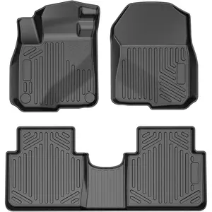 VEVOR Floor Mats Fits for Honda CR-V (Hybrid Models) 2017-2022, All Weather Protection, Custom Fit Car Floor Liners, Front & 2nd RowHoliday gifts
