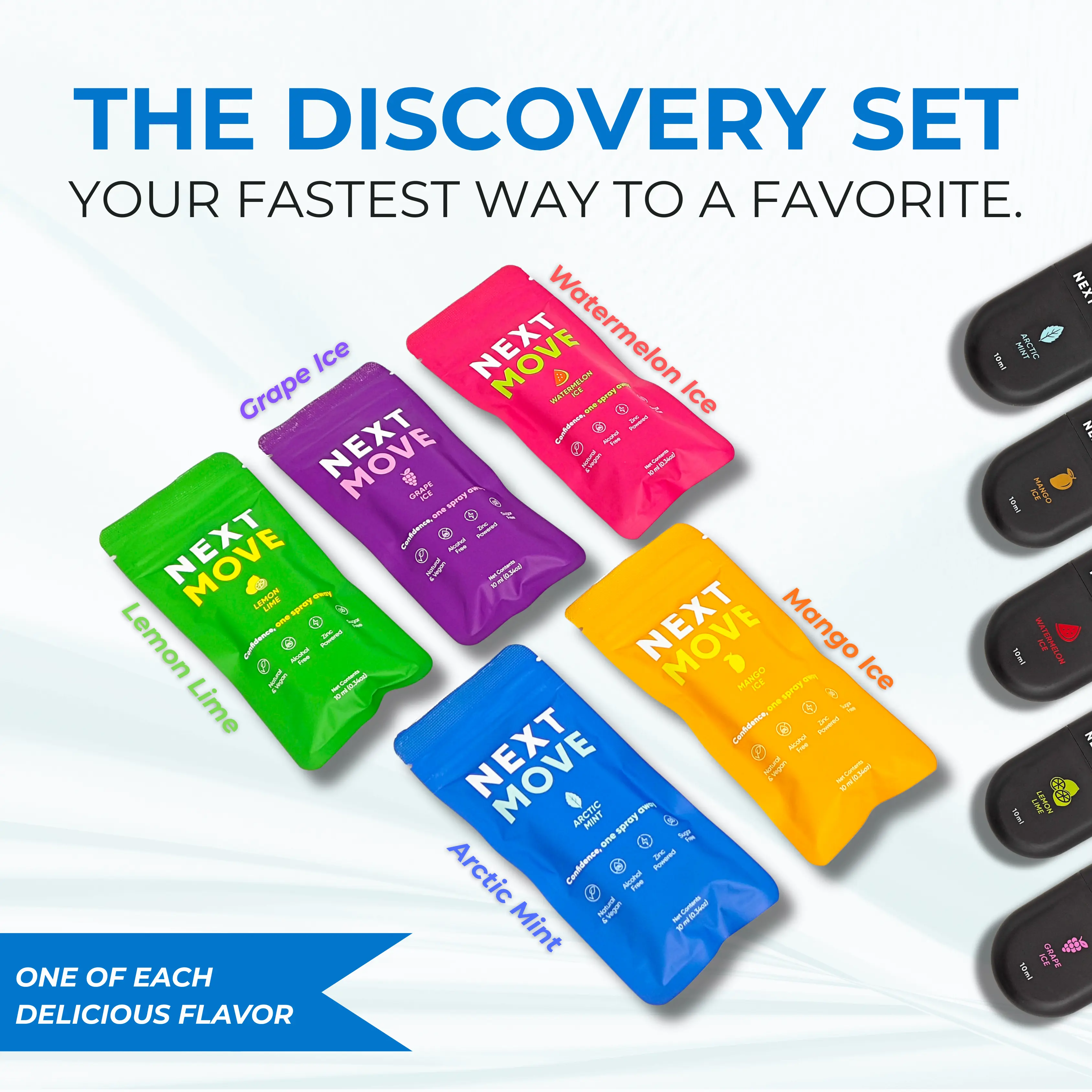 The Next Move Discovery Set | Breath Spray (Probiotics + Zinc