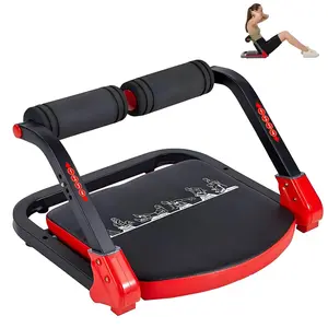 Automatic Rebound Ab Machine Adjustable Sit Up Bench for Core Abs and Full Body Workout Home Gym Fitness Equipment back  extension  machine
