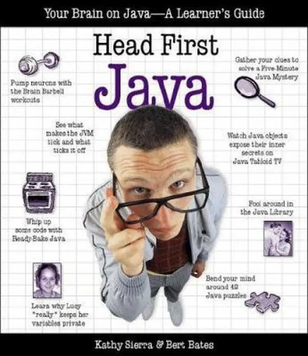 USED Book - Head First Java: Your Brain on Java - A Learner's Guide by Sierra, Kathy (Paperback) - english