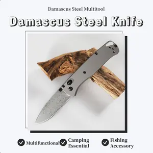 Damascus steel multifunctional tool, suitable for camping and outdoor fishing
