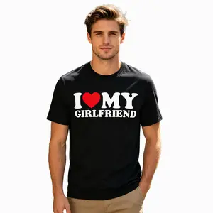 I Love My Girlfriend Shirt I Heart My Girlfriend Shirt GF T-Shirt men and women