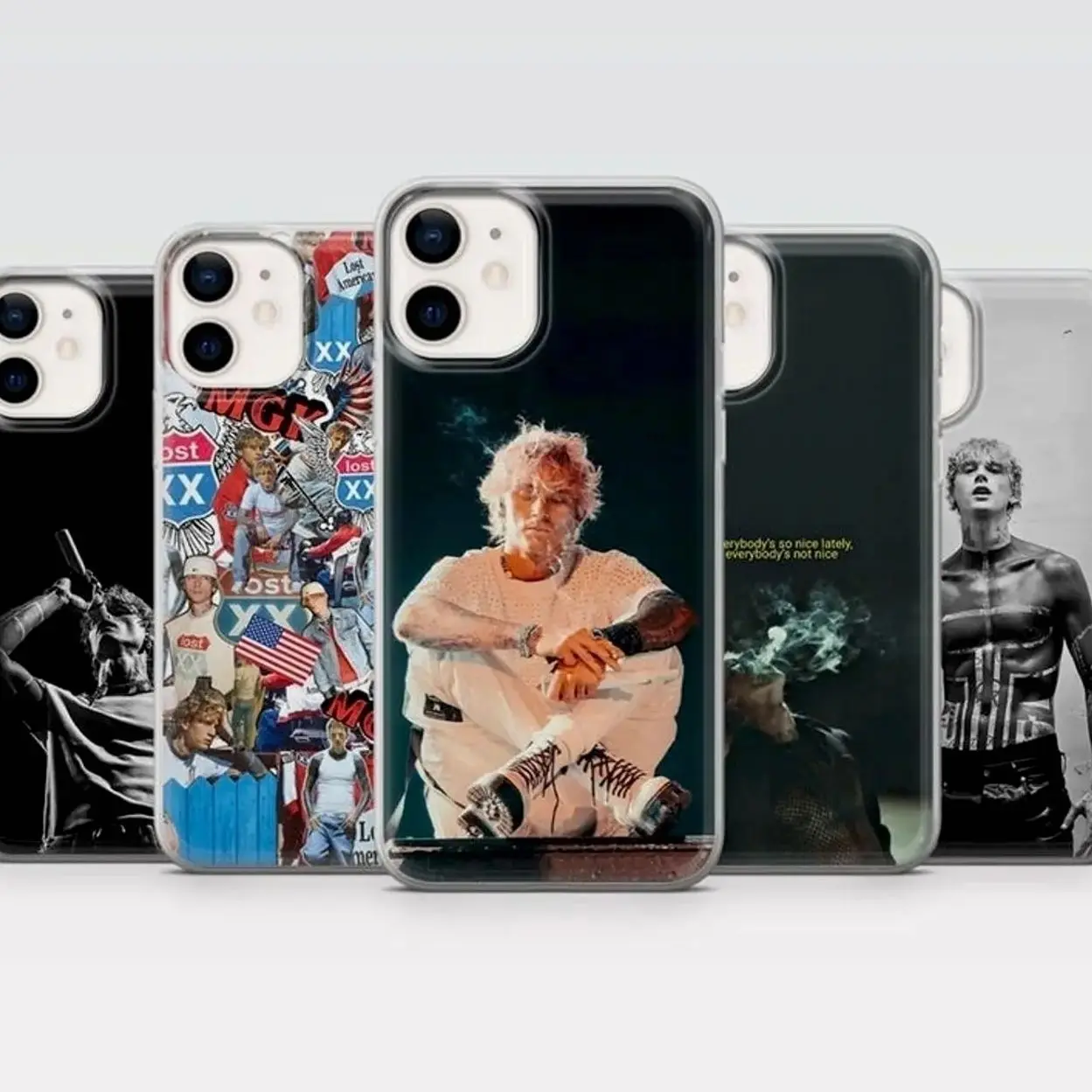 Machine Gun Kelly Phone Case Protective Cover for iPhone 17, X, 11, 12, 13, 14, 15, 16 Series & Galaxy Series
