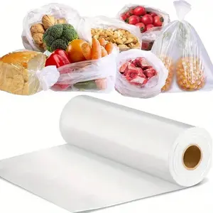 Disposable Food Storage Bag, Food Grade Plastic Food Storage, 200pcs/set Food Storage Roll Bag, Food Storage Container for Home Kitchen, Kitchen Accessories, Home Organizer, Kitchenware