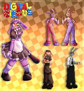 The Digital Circus Jax Keychain