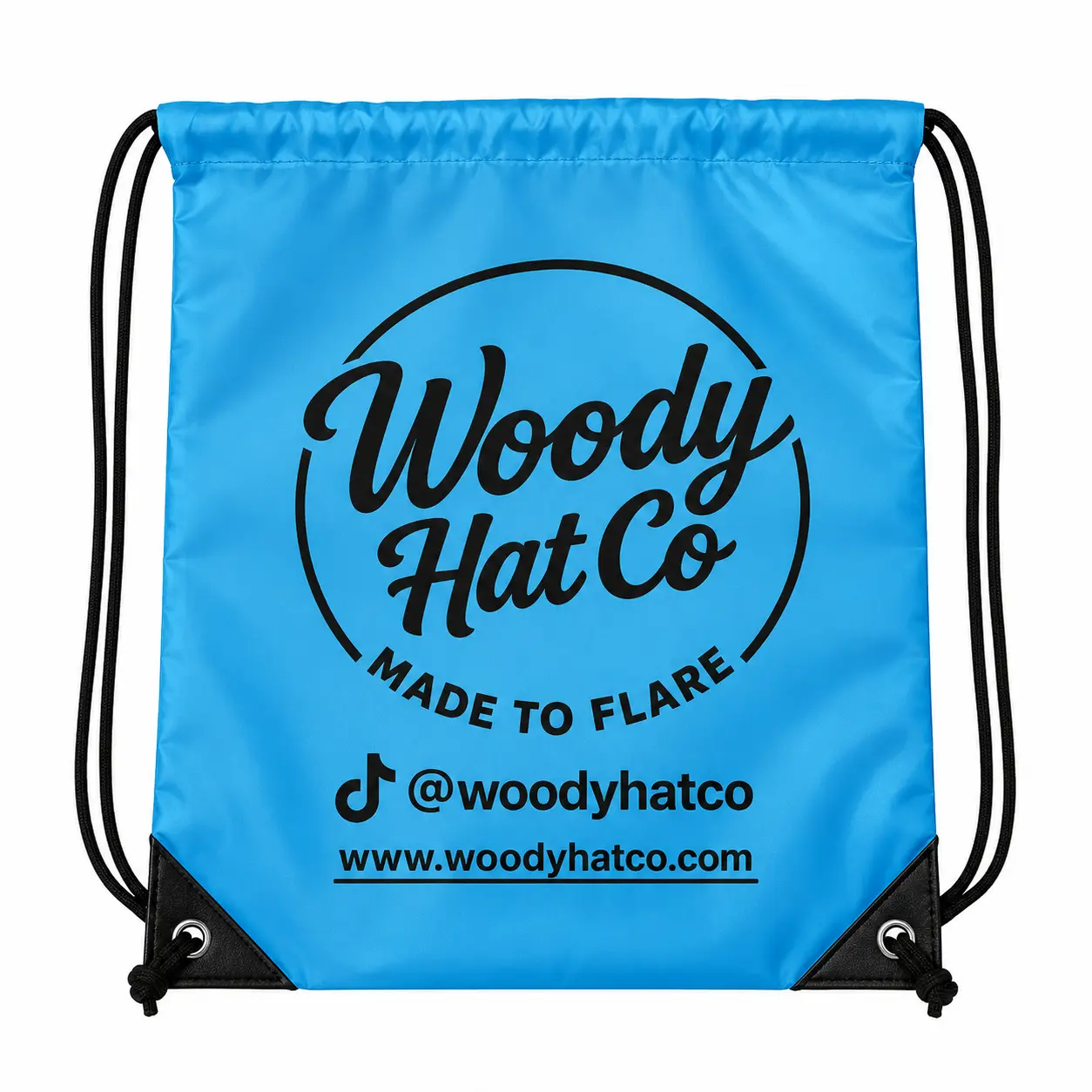 Woody Hat Co Drawstring Bag