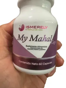 ISMERELY My Mahal Caps - Natural Sleep Aid with Valerian Lemon Verbena Passionflower & Lavender - 60 Capsules for Relaxation & Stress Relief - Herbal Formula for Restful Sleep