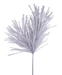 44"L Long Needle Pine Spray x 2 W/Snow