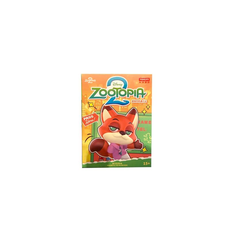 Disney Zootopia Super Citizen Pass Series Magnetic Toy Blind Box – Collectible Cartoon Figures with Magnetic Play