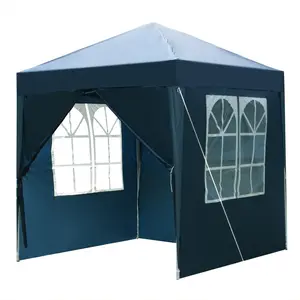 【Summervibes】2 x 2m Two Doors & Two Windows Practical Waterproof Right-Angle Folding Tent