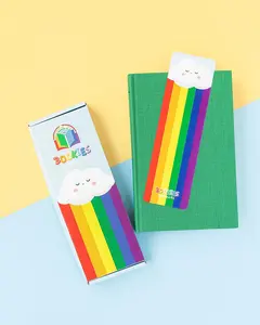 Bookies Cloud Dreamy Design Bookmark, 2.5"x8.5" Ethereal and Whimsical Sky, Themed Literary Accessory, Inspire Imagination and Dreams, Durable, Elegant, and Imaginative Book Marker for Book Lovers