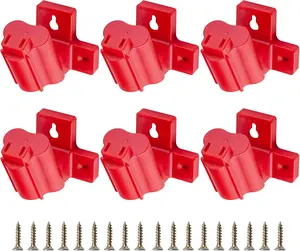 6 Packs Tool Holder Mount Compatible for Milwaukee 12V Drill Tool Hanger Power Tool Storage