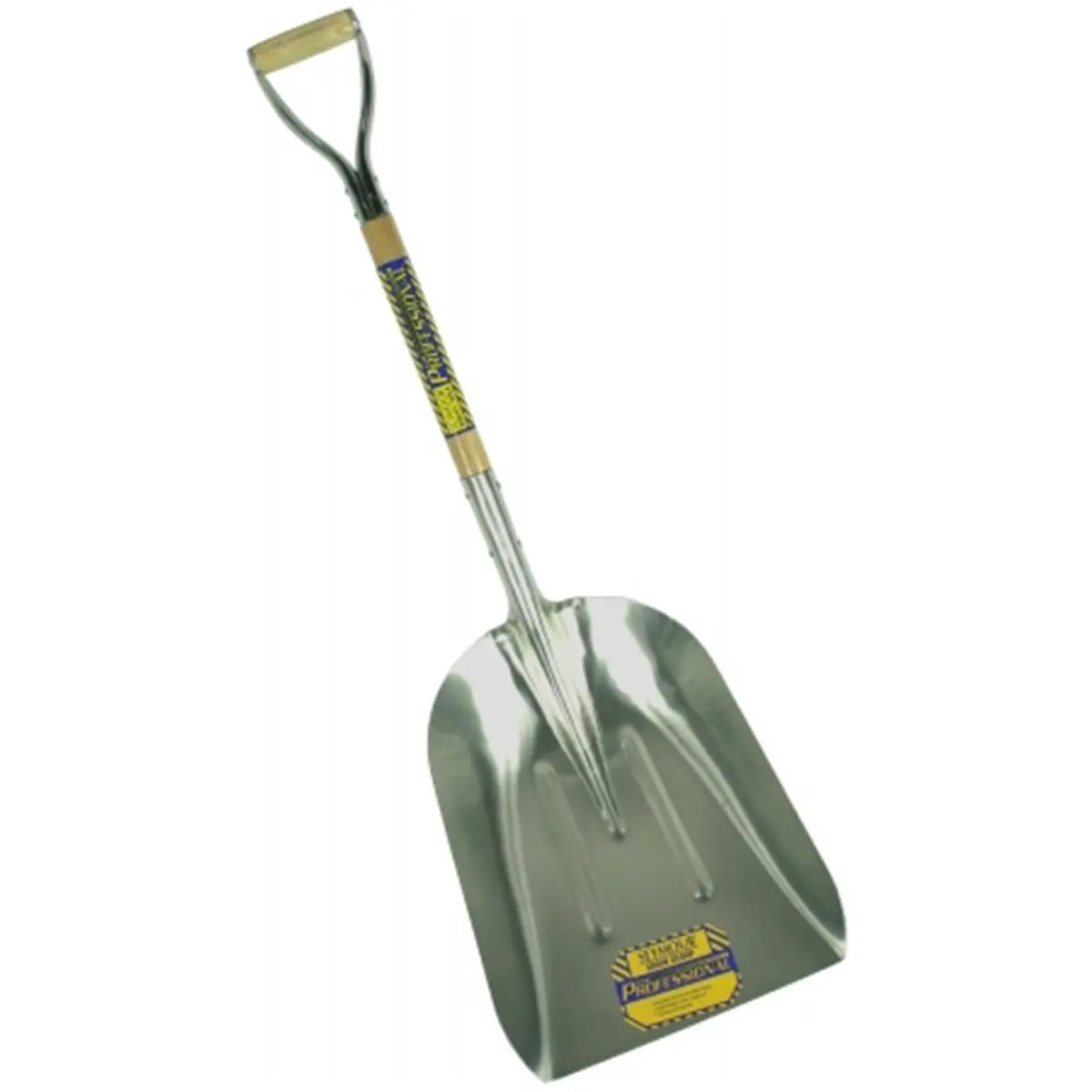 Seymour No.12 Aluminium Grain Scoop - 15.25"x19", Includes Hardwood Handle, Ideal for Fertilizer Scooping, Granular Materials, 15.25" X 19"