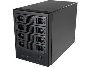 SYBA SY-ENC50104 4 Bay 3.5" SATA III HDD NON-RAID Enclosure – Supports USB 3.0 & eSATA Interface SYBA SY-ENC50104 4 Bay 3.5" SATA III HDD NON-RAID Enclosure – Supports USB 3.0 & eSATA Interface