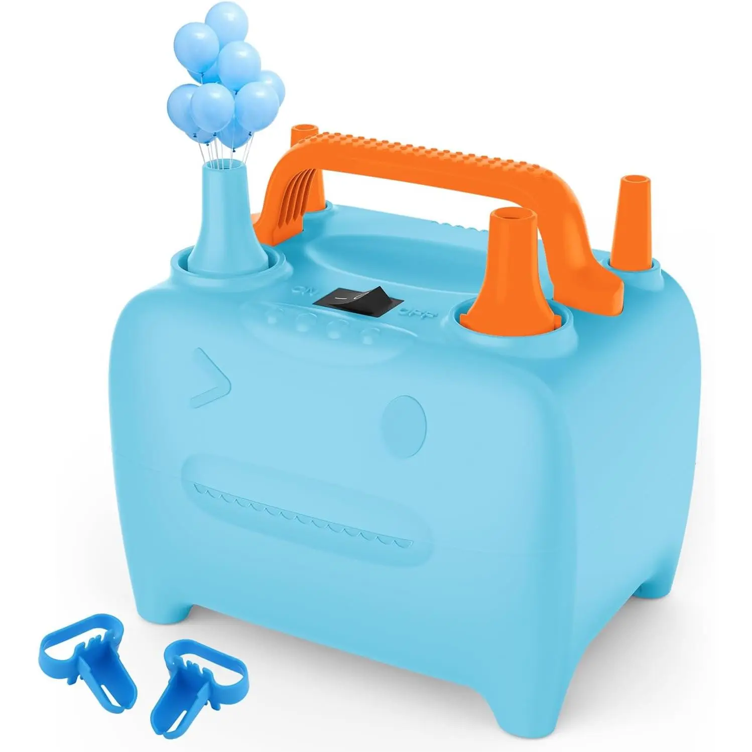 Balloon Pump, Balloon Inflator Air Pump, Dual Nozzle Balloons Air Pump 600W Blow Machine for Decoration