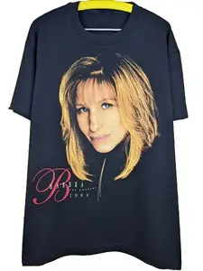 Barbra Streisand Tour Cotton Black All Size T-Shirt Crewneck Comfort