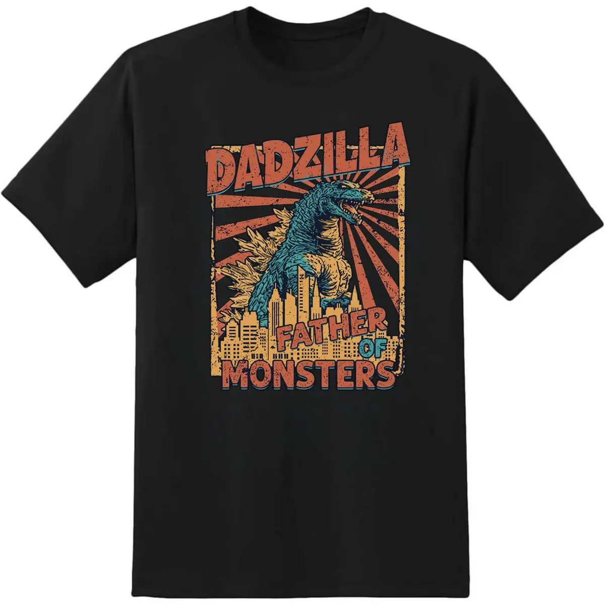 Dadzilla Shirt, Cool Daddy Dinosaur Shirt, Funny Papa Shirt, Dino Father's Gift, Gift For Dad, Unisex Short Sleeve Tee, Casual Clothing Crewneck Tee