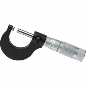 TESA Brown & Sharpe Mechanical Outside Micrometer: 1" Range, 0.0001" Graduation 0.000100" Accuracy, Friction Thimble 00180070