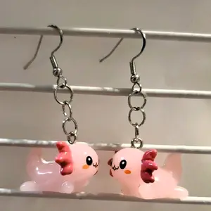 Pink Axolotl Dream Earrings