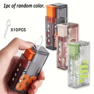 Portable Dental Floss Dispenser, Stylish Lightweight Design, Automatic Floss Holder, Abs Material, Oral Care, Gap Cleaning Tool