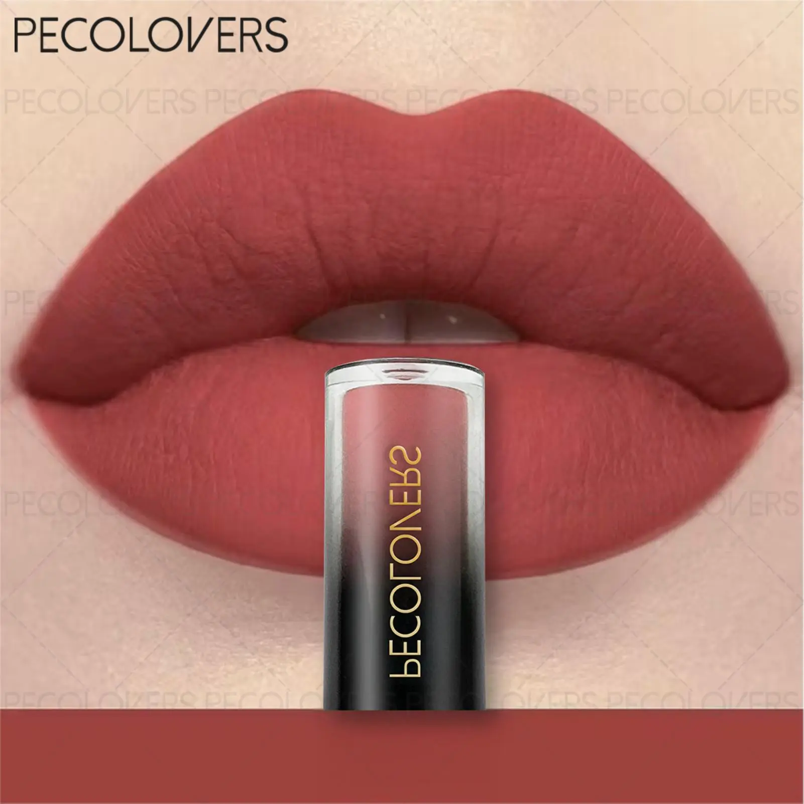 1pc All-Day Velvet Ombre Lip Stain - Water-Barrier Technology & Matte Texture,Kiss-Proof Transfer-Resistant Seal, Universal Neutral Tones, Perfect for Office Makeup & Daily Touch-Up - Longwear Lip Tint, Tinted Lip Balm