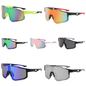 7-Pack Unisex PC Frame Windproof Sun Visor Sunglasses for Men Women European American Styles Motorcycle Large Slim Design Blue Light Blocking Anti-Eyestrain Polarized Square