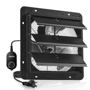 VEVOR 36 inch Shutter Exhaust Fan, Wall Mounted Attic Vent Fan with 11000 CFM Airflow, AC Motor, Heavy - duty Steel Construction, Low Noise for Shed, Garage, Greenhouse Ventilation Cooling, SilverVEVOR Super Brand Day