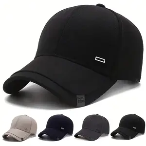 topi lelaki high quality Baseball cap fashion Silver buckle block hip-hop cap Outdoor sports sunshade Snapback hat topi women