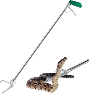 60 Professional Snake Tongs - Extra Long Heavy Duty Snake Catcher Tongs Grabber Rattle Wide Jaw Handling Tool