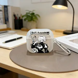 Niers A-Automatas Protective Case Cover for Apple AirPods 1/2/3/4/pro/pro2, Tpu Texture, Lightweight & Durable, Anti-Scratch, Shockproof