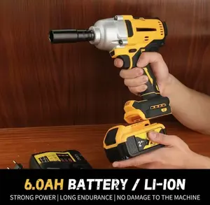 20V Cordless Brushless Impact Wrench 1/2" Drive | 600Nm High Torque | Bare Tool for Electrician, DIY & Maintenance