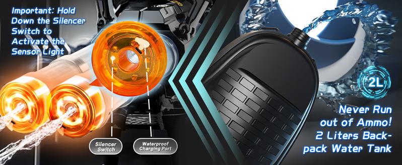 Talgic Gatlin Water Toy for summer, best for summer outdoor pool party, water series