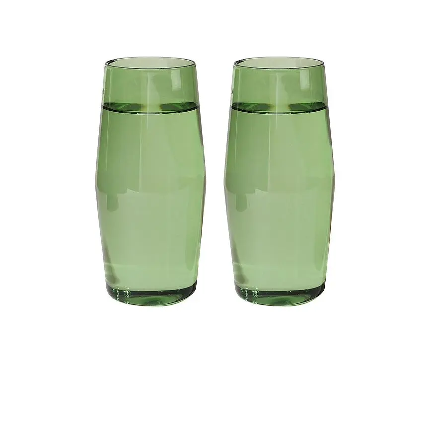 YIELD Century Glass 16oz Set in Verde YIELD Century Glass 16oz Set in Verde