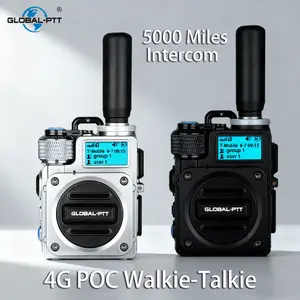 GLOBAL-PTT G6 4G POC Two Way Radio 5000 Miles Walkie Talkie for Long-Distance Business/Outdoor/Construction Team Communication