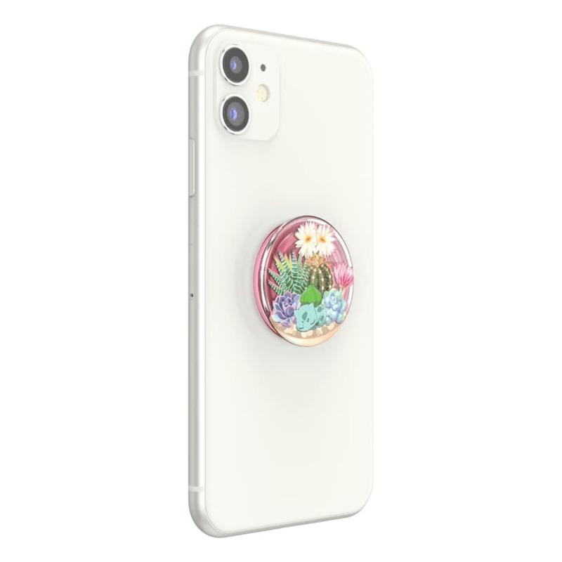 Pop Sockets Phone Grip with Expanding Kickstand - Bulbasaur Terrarium for Smartphones and Cellphones