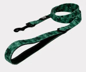 Tie Dye For Leash - Green Color with Black Clip for Leash Attachment