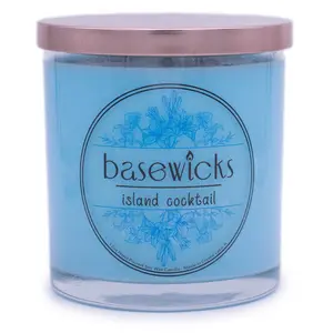 Island Cocktail | Soy Wax Candle | Tropical Fruit and Sweet Coconut | Basewicks