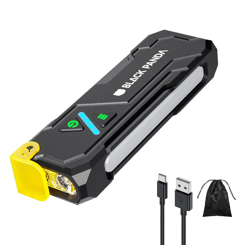 Black Panda Hiking Repair Flashlight with Magnetic Suction Function - Compact & Portable for Outdoor Activities Black Panda Hiking Repair Flashlight with Magnetic Suction Function - Compact & Portable for Outdoor Activities