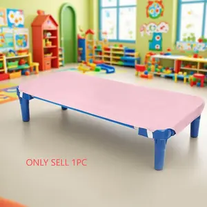 Soft Comfortable Toddler Bed Sheet, Universal Four-Season Solid Color Series, Ideal for Kindergarten and Daycare, Single Piece Set